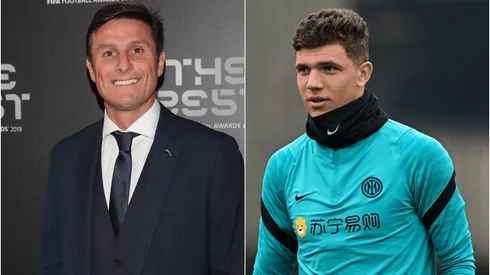 Javier Zanetti habló maravillas sobre Franco Carboni