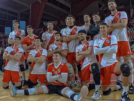 Trapos, cargadas, puntazo ganador y festejo en Modo Oso: River ganó el Superclásico de vóley