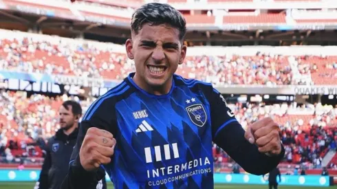 El ex River Hernán López Muñoz juega en San José Earthquakes de la MLS.