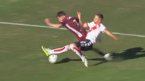 Polémica en el partido de Reserva ante Lanús.