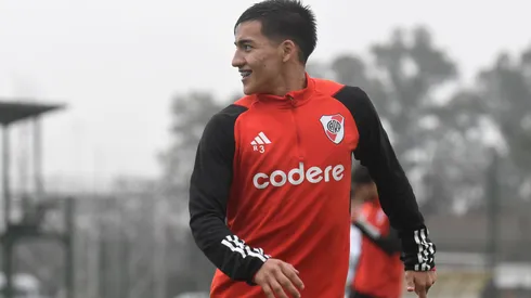 Subiabre llegó desde la C.A.I de Comodoro Rivadavia a Nuñez. Foto: @RiverPlate.