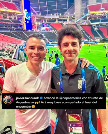 El encuentro entre los ex River.