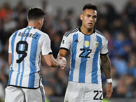 Julián Álvarez logró una marca inédita con Lautaro Martínez en la Selección Argentina