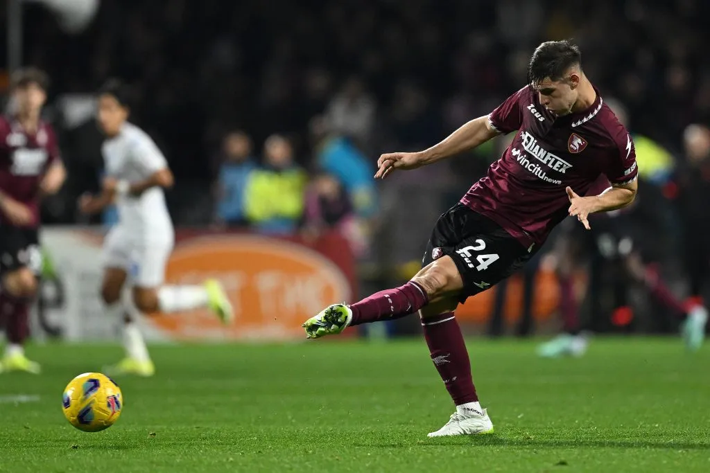 Marco Pellegrino la rompió en su préstamo en Salernitana (Foto: Getty).