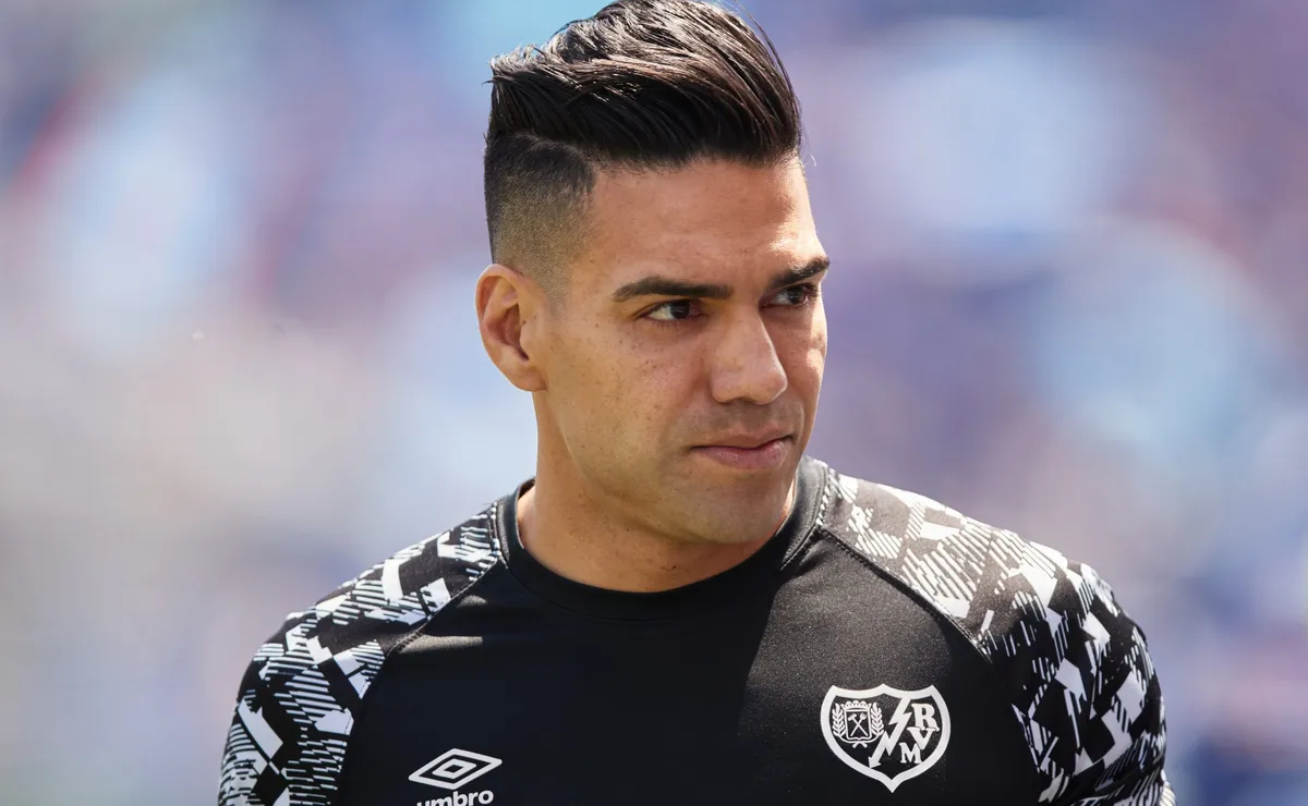 Falcao llegó a Colombia.