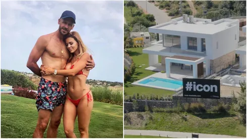 Martín Demichelis estaría de vacaciones en Marbella, España.