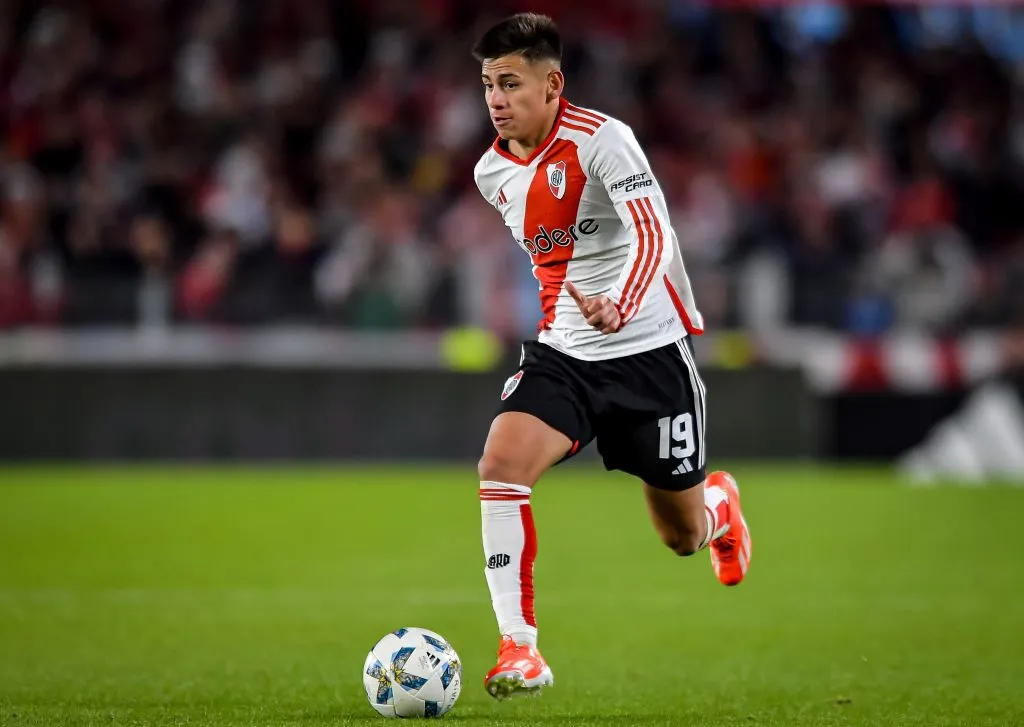 Echeverri se irá de River en diciembre. (Getty)
