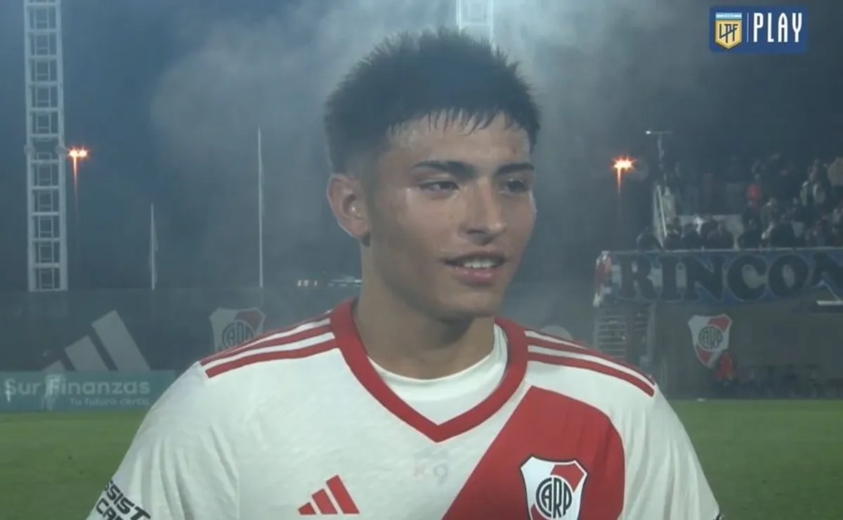 La felicidad de Agustín Ruberto, que eligió jugar en la Reserva antes de irse de vacaciones.