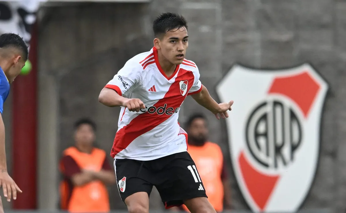 Ian Subiabre, en acción en el superclásico del pasado fin de semana. (Foto: LPM / Diego Haliasz).