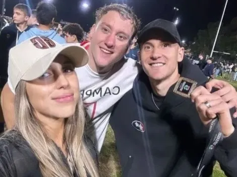 Colidio de festejo: el título que ganó su hermano en Rugby