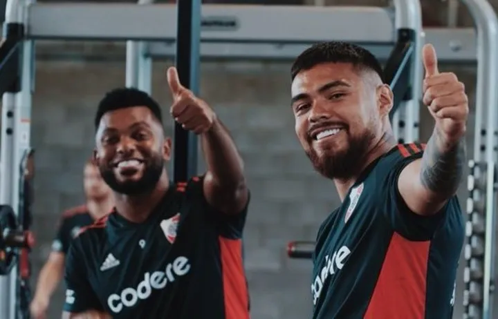 Paulo y Miguel, los mejores del semestre de River (@RiverPlate)