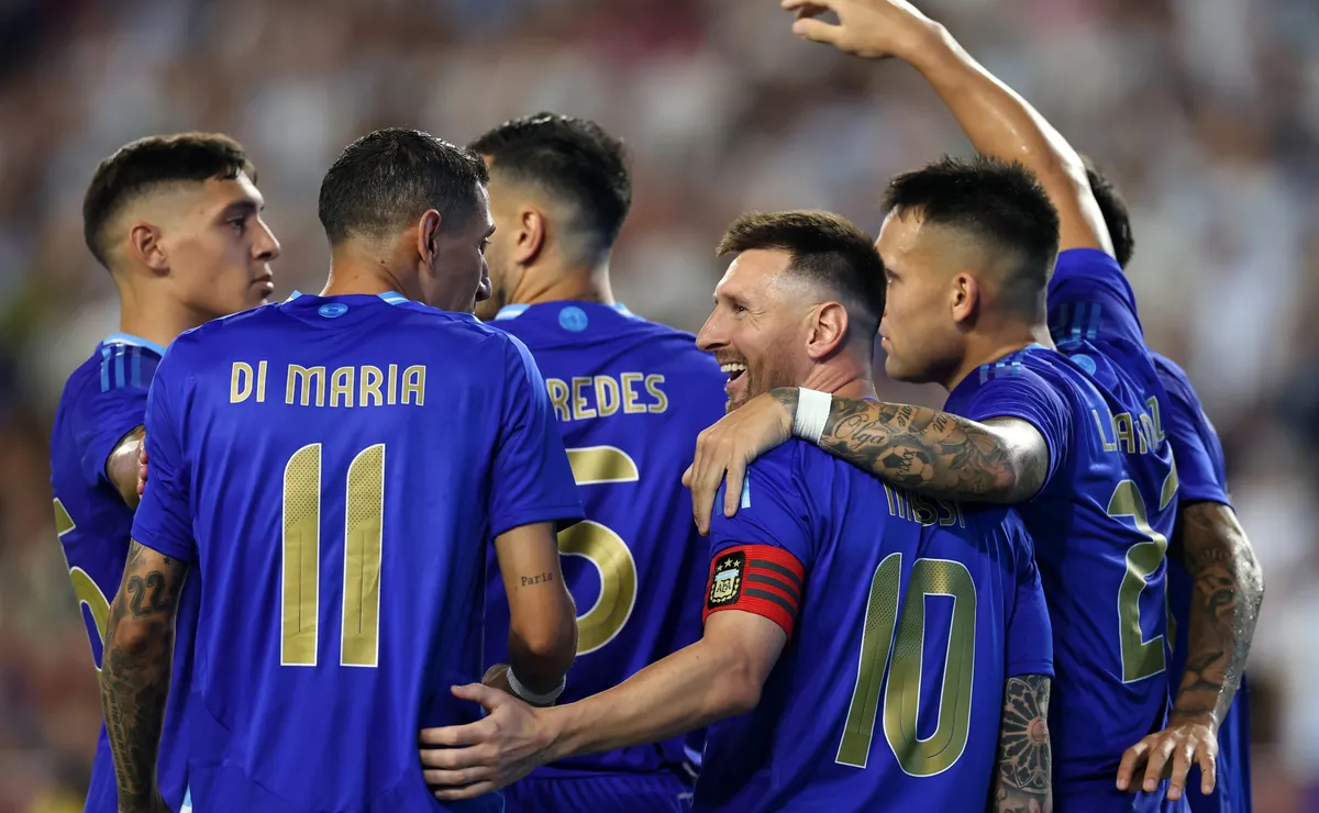 La Selección Argentina viene de golear a Guatemala en el último amistoso (Getty).
