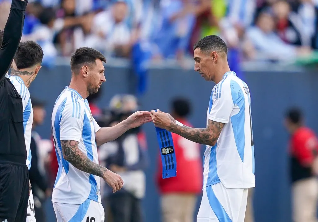 Messi ingresará por Di María. (AFA Prensa)