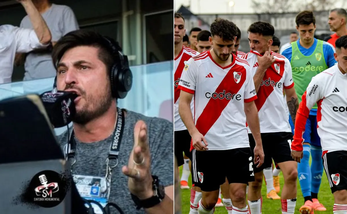 Hernán Santarsiero y una reacción en caliente luego de la derrota ante Riestra.