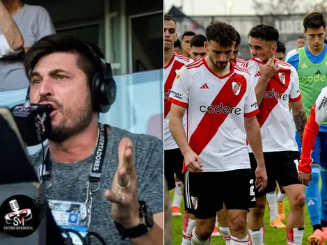 Hernán "Tano" Santarsiero: "Estoy podrido, estoy caliente, están regalando el prestigio de River"