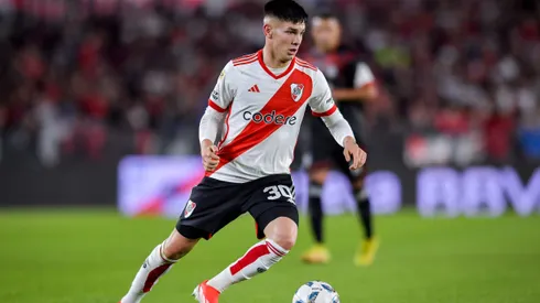 Franco Mastantuono, la última gran joyita de River, tuvo una muy buena tarde ante Lanús.