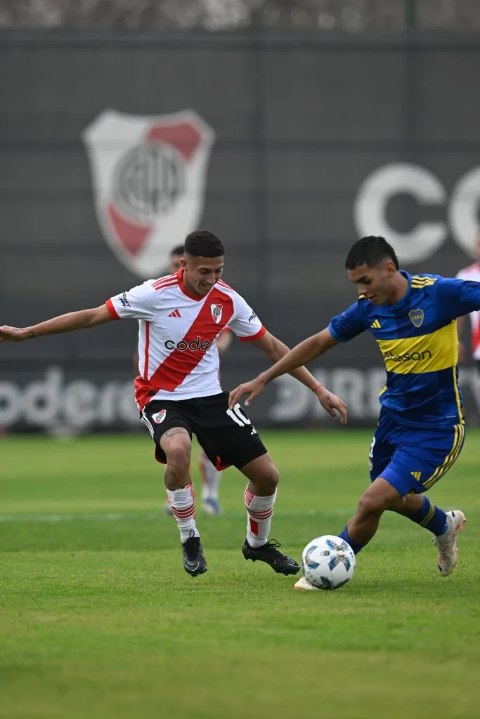 Lautaro Godoy, una de las figuras del superclásico (Diego Haliasz / LPM)