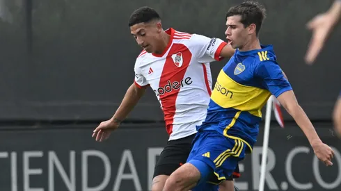 Lautaro Godoy, una de las grandes figuras de River en el superclásico de Reserva del torneo pasado.