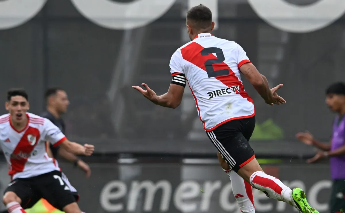 Leandro Peña vivió una tarde de ensueño en el River Camp
