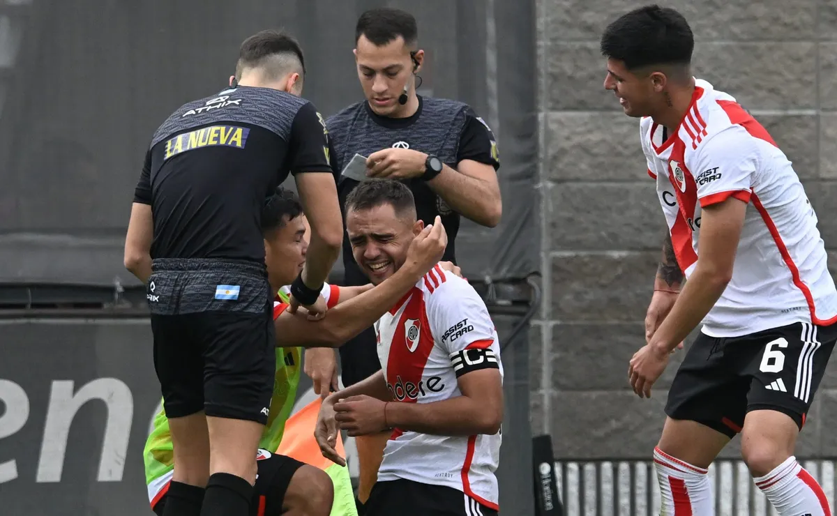 Leandro Peña convirtió un gol frente a Boca