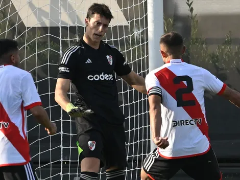 Santiago Beltrán atajó un penal en el River vs. Boca de la Reserva