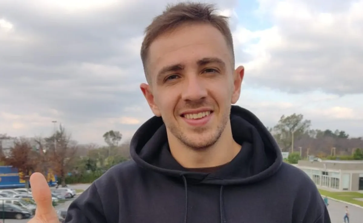 Felipe Peña estuvo en el Superclásico de Reserva