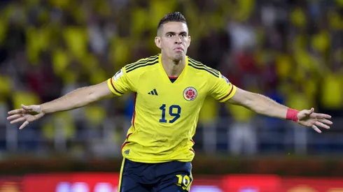 El ex River Borré convirtió un golazo en Colombia (Getty).