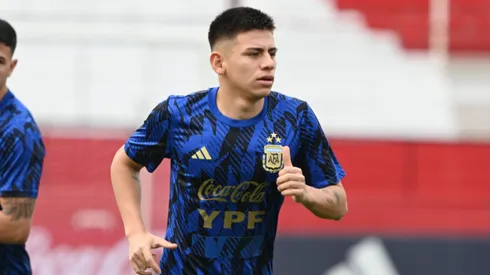 Echeverri jugará los JJOO. Foto: @Argentina.