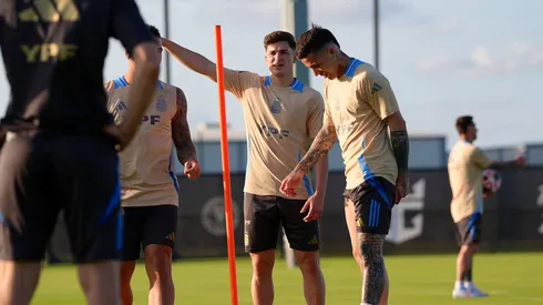 Enzo y Julián podrían jugar ante Perú.