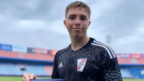 Jeremías Martinet debutó en la Reserva de River.