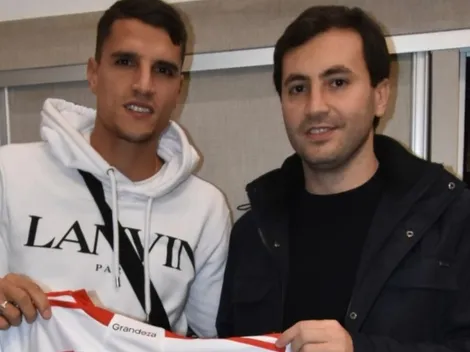 Erik Lamela estuvo presente en el Monumental