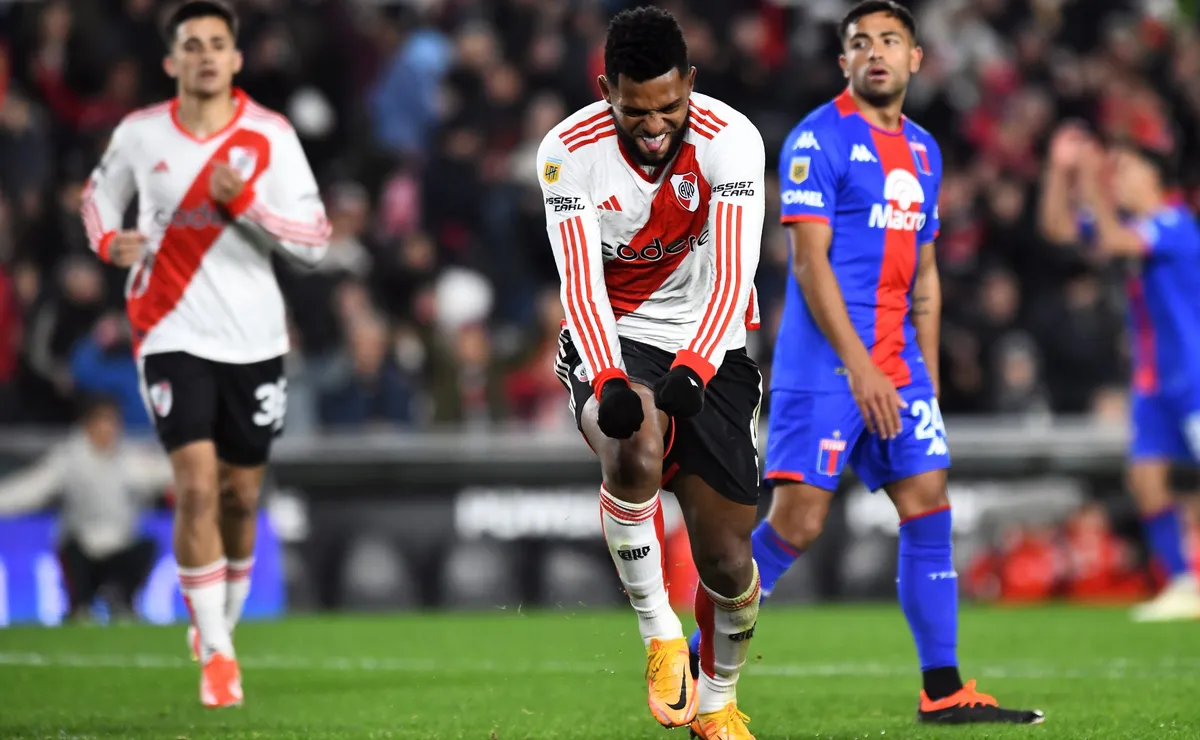 Con un hat trick de Borja, River venció a Tigre (Foto: Getty).