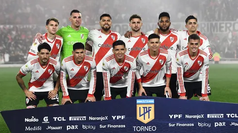 Los once titulares de River ante Tigre.