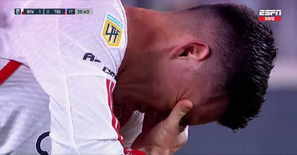 Las lágrimas de Matías Kranevitter que preocuparon a todo River.
