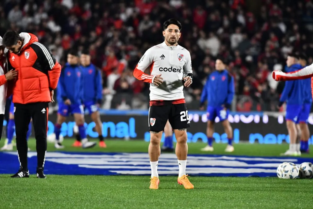 Casco, fue titular en River ante Tigre (Foto: @RiverPlate)