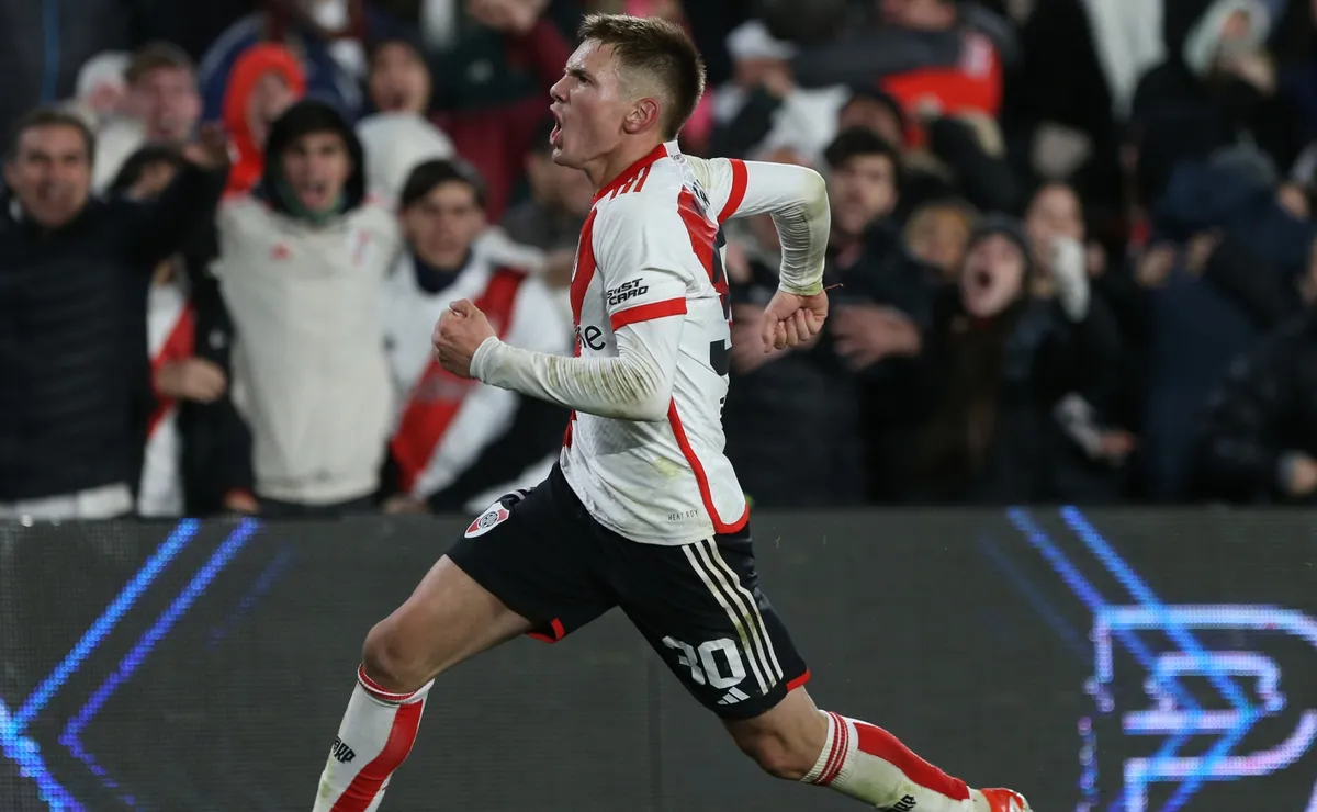 El grito de gol de Mastantuono.