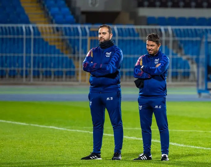 Gallardo junto a Barnao en Arabia Saudita