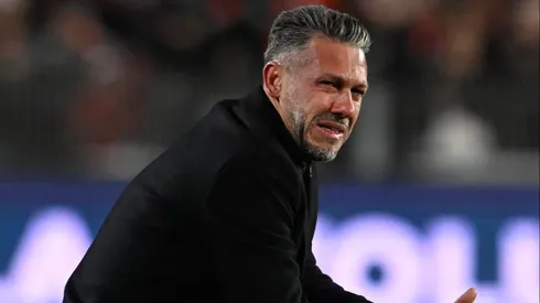 La emoción de Demichelis tras el gol de Mastantuono.