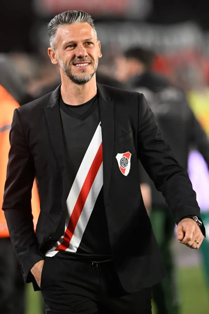 Martín Demichelis, a lo Labruna en su despedida. Foto: Diego Haliasz (LPM).