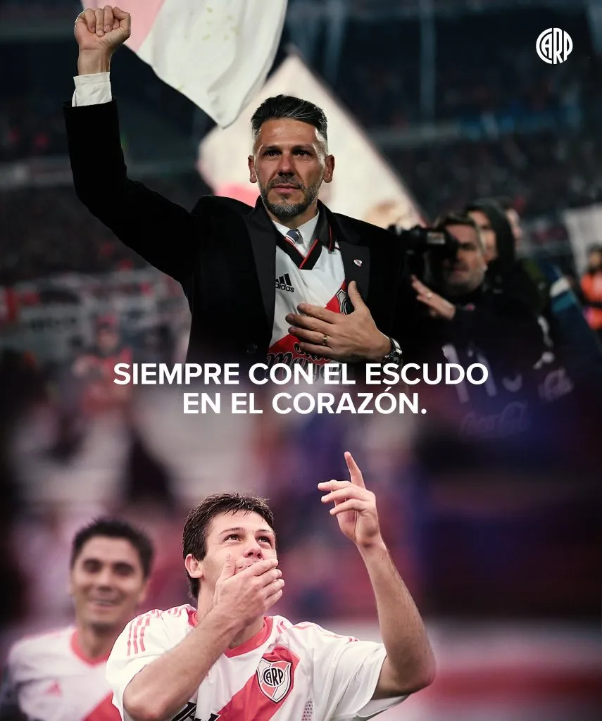 La despedida de River a Demichelis (Foto: @RiverPlate).