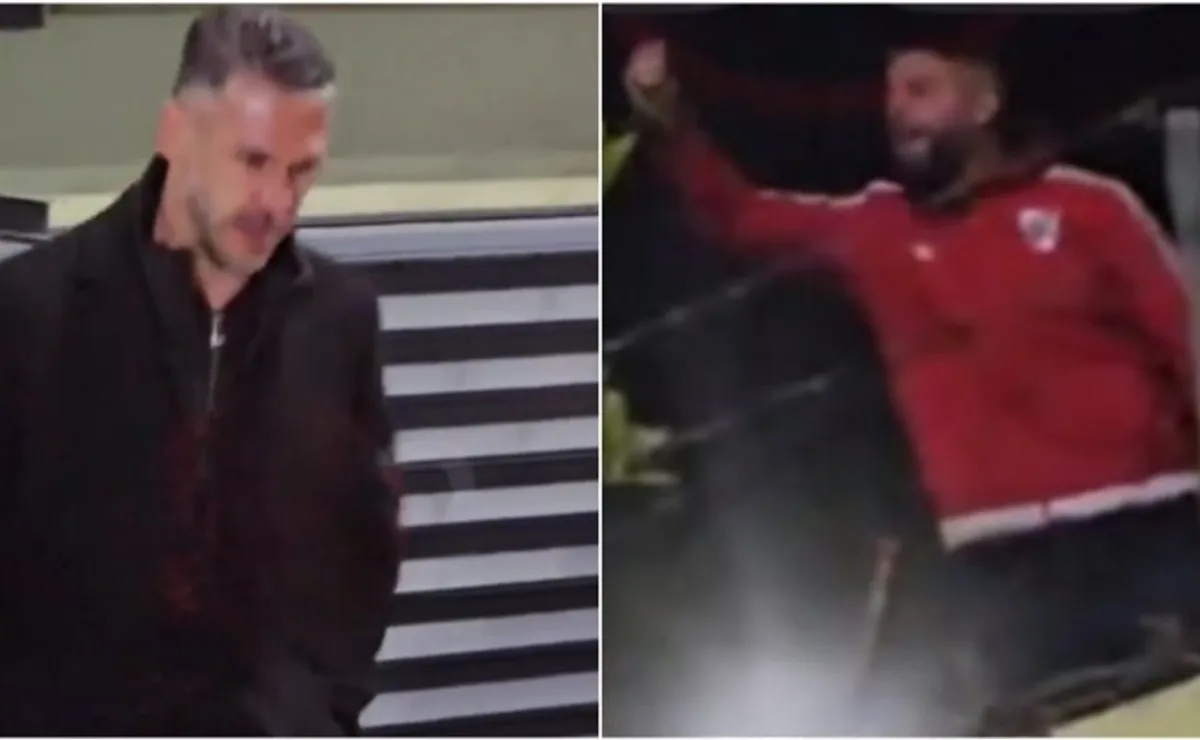 Un hincha de River insultó a Martín Demichelis tras la dura derrota ante Godoy Cruz y le pidió que deje su cargo.