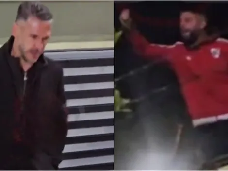 Quién es el hincha de River que insultó a Demichelis y le exigió que deje su cargo