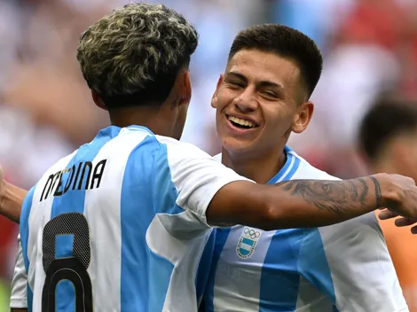 El posteo de Echeverri tras la polémica en el debut de Argentina en los JJ.OO