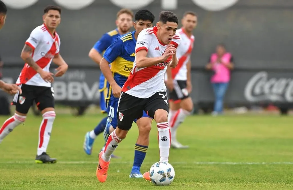 Santiago Lencina, una de las figuras de la Reserva millonaria (Foto: Prensa River)