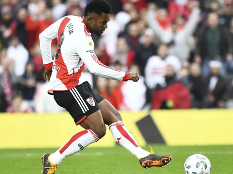 Miguel Borja analizó el empate de River y valoró el resultado: "Se tornó difícil"