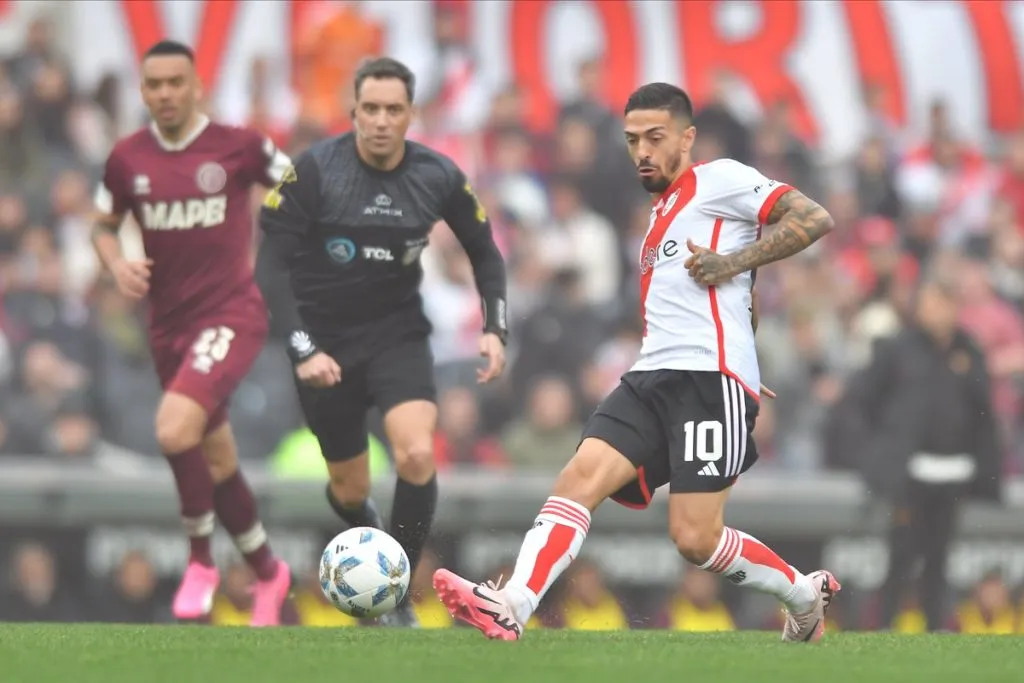 River cayó ante Lanús en el Monumental.