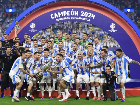 Un campeón de América con la Selección estuvo en el Monumental viendo a River