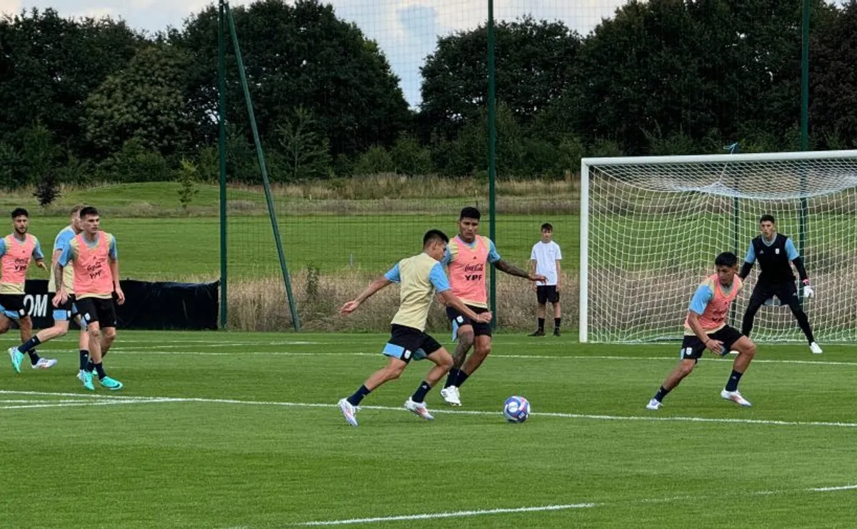 La Selección Sub 23 se prepara para el debut.