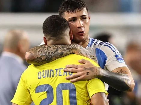 Orgullo: la imágen viral entre Julián, Enzo y Juanfer Quintero