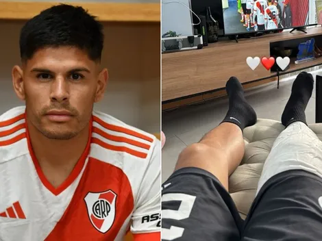 Buena noticia en River: Agustín Sant'Anna fue operado con éxito y comienza con su recuperación